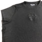 True Religion XXXL Women's Jet Black Embroidered Rib Crew Tee