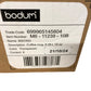 BODUM BISTRO Transparent Coffee Mug 0.35L 12oz Pack of 6 New