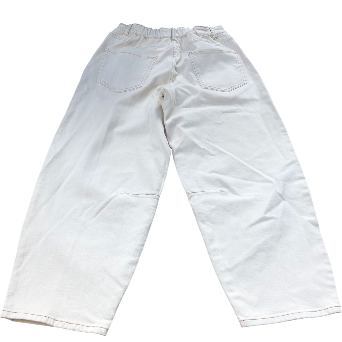 Baukjen Casual Trousers Women's Beige Stretch Fabric Comfort Fit