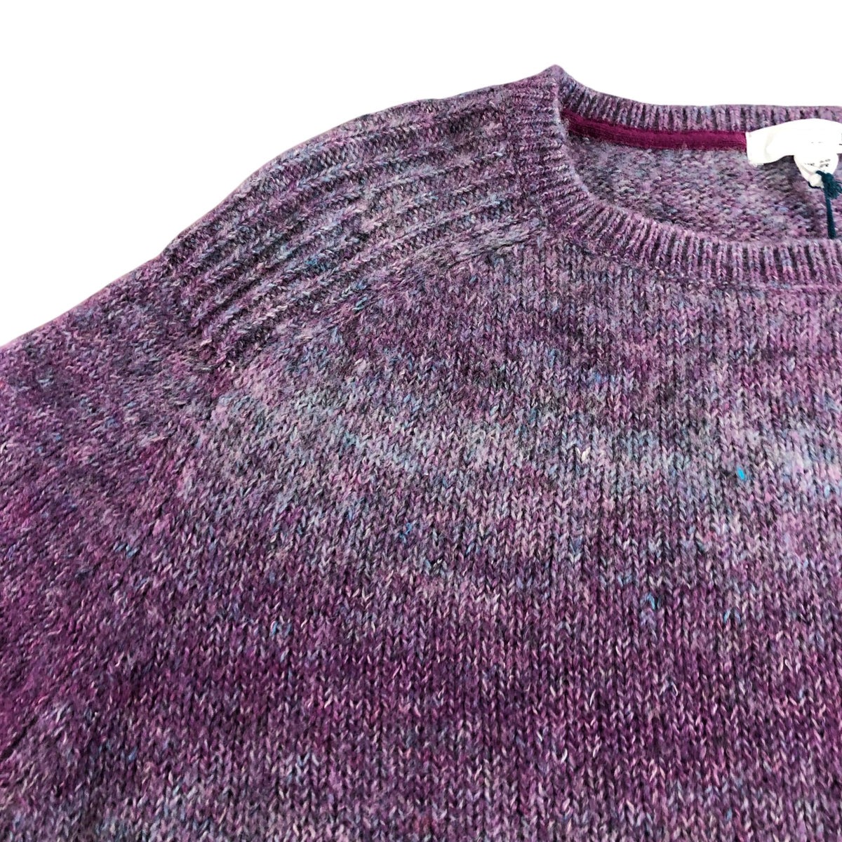 Space Dye Jumper UK20 Women's Purple Knit Sweater