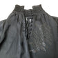 Black Blouse Women's Embellished Long Sleeve XS