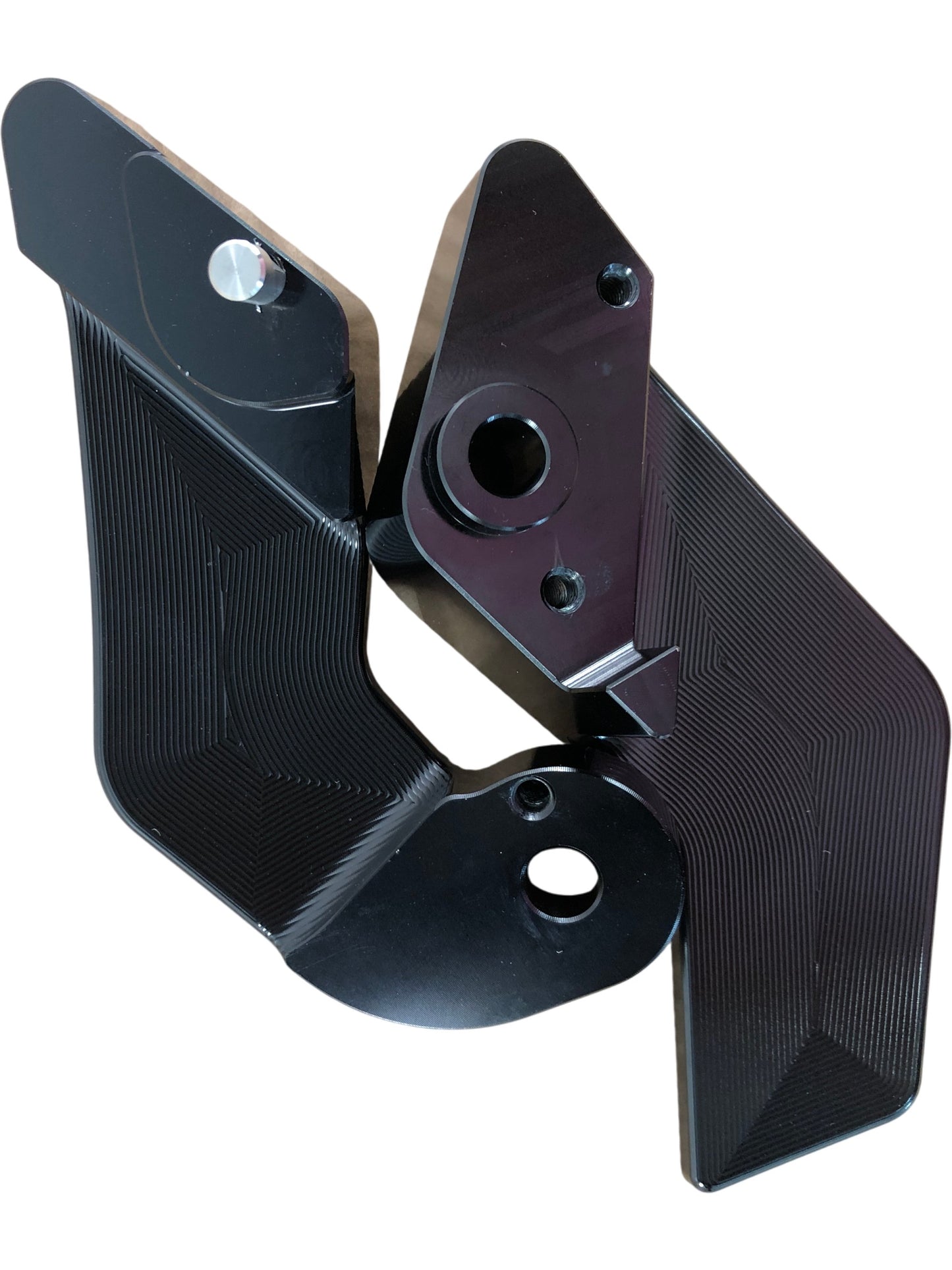 LightTech BMW S1000RR 2020 Rearset Mounting Bracket Set CNC Machined Black