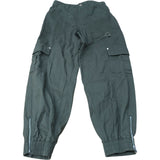 River Island Cargo Pants Size 12 Green Cotton Utility Style Trousers