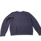 River Island Long Sleeve Sweater Ribbed Knit Burgundy Casual Wear Medium