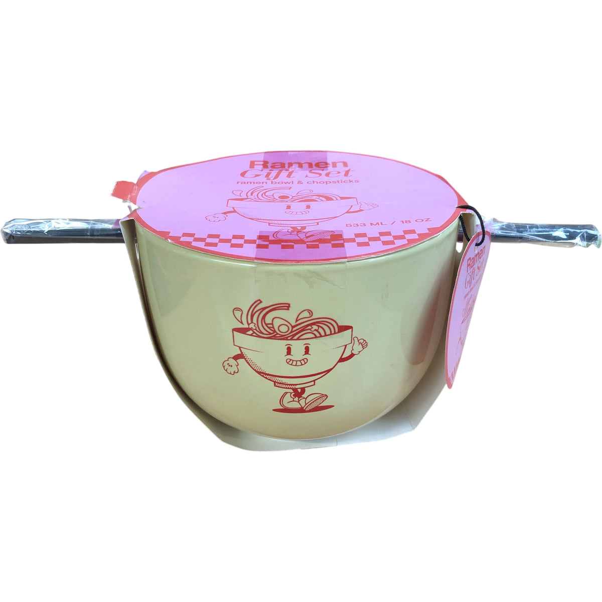 Ramen Gift Set Bowl And Chopsticks 533ml 18oz Unique Kitchen Dining