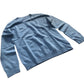 Hikaro Wool Sweater V Neck 100 Percent Merino Wool Blue