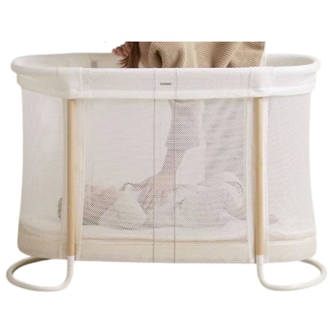 BabyBjörn Baby Crib Airy Crib Where Baby Sleeps Safely 0-2 Years White