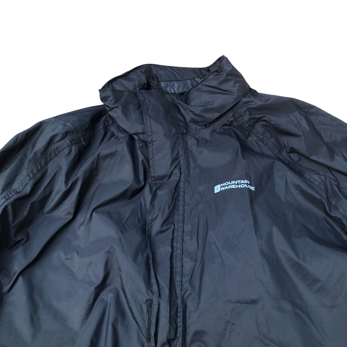 Mountain Warehouse Men's Lightweight Waterproof Windbreaker Jacket Black XXXL