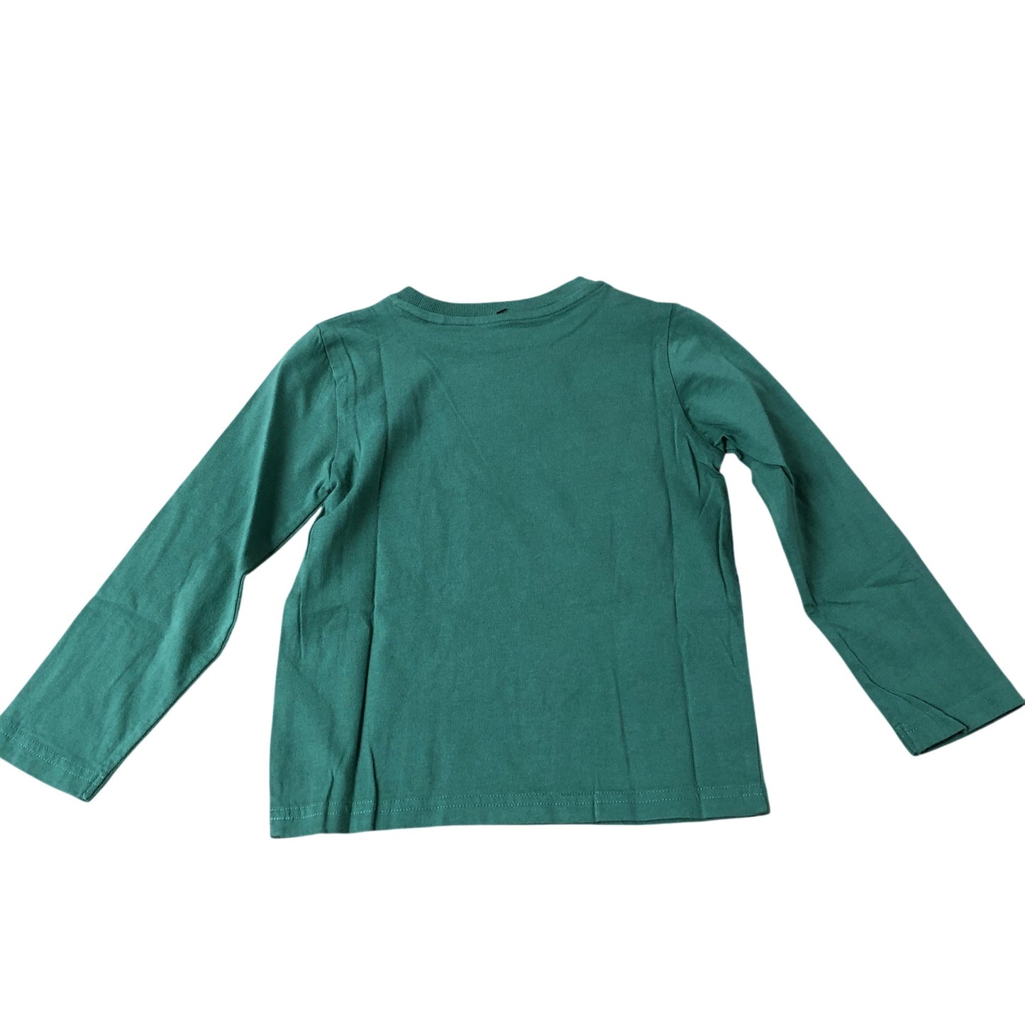 Boden Dinosaur Print Long Sleeve Top Green Kids Boys Girls 4-5 Years