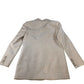 Women’s Beige Double Breasted Blazer Slim Fit Cotton Mix UK8