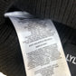 Black Wool Blend Beanie Hat Unisex One Size
