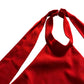 Mango Halter Neck Dress Women's Red - Size XL