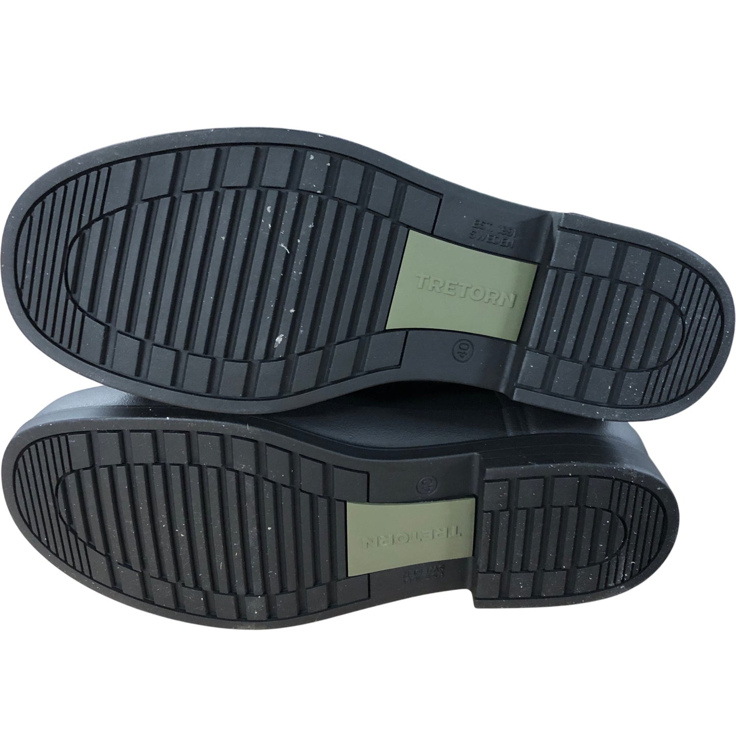 Tretorn EVA W 6.5 Women's Black Rubber Chelsea Boots Warm Lining Waterproof