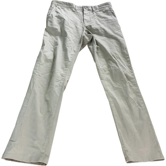 Crew Clothing Company Slim Fit Chinos 32R Men's Casual Trousers Beige