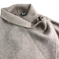 Branded Neutral Asymmetric Knitted Cardigan - Size 10