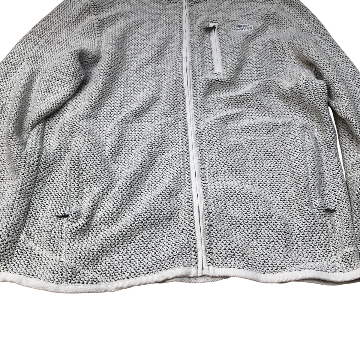 Weird Fish Organic Cotton Jacket Men's Zip Front Lightweight Grey Style XL