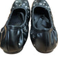 Black Ballerina Flats Women's Stylish Bow Detail Footwear
