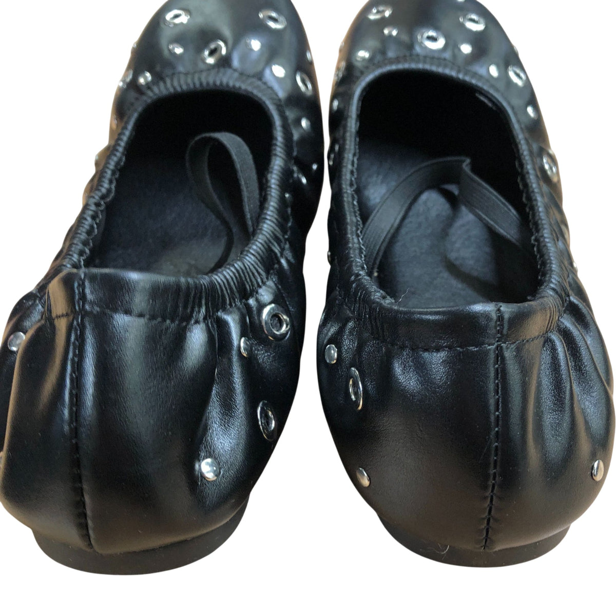 Black Ballerina Flats Women's Stylish Bow Detail Footwear