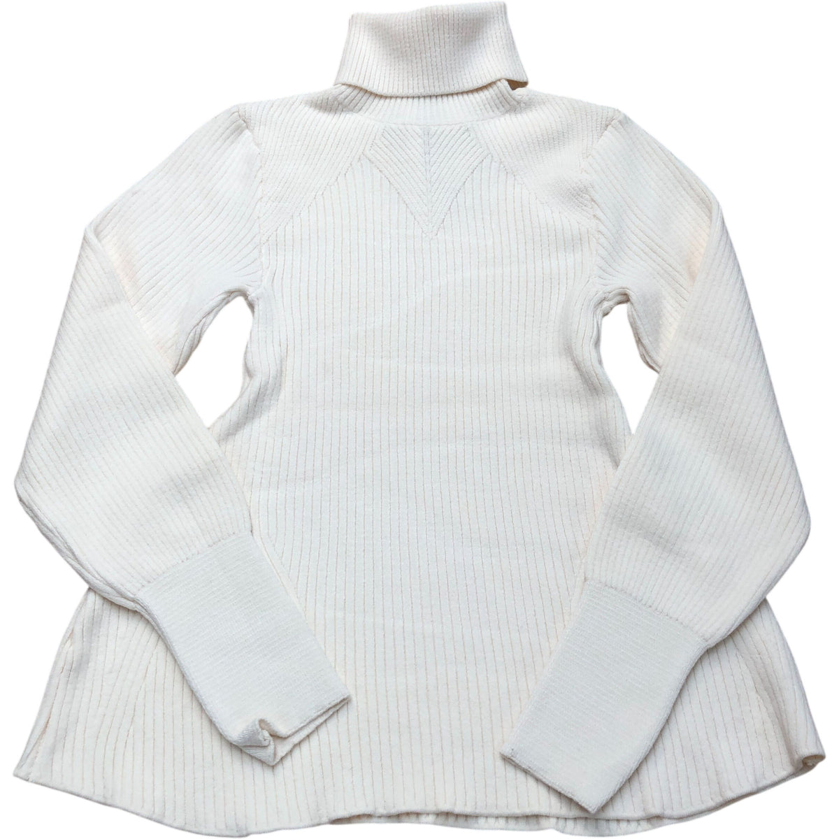 River Island Cream Ribbed Knit Roll Neck Jumper