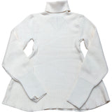 River Island Cream Ribbed Knit Roll Neck Jumper