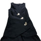 River Island Black Jumpsuit Size Small Women's Sleeveless V Neck Wide Leg