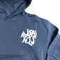All Saints ASYBT Orlando Hoodie Size 12-18 Months Kids Blue White Print Pullover
