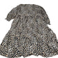 Baukjen Leopard Print Midi Dress Women's Viscose Long Sleeve