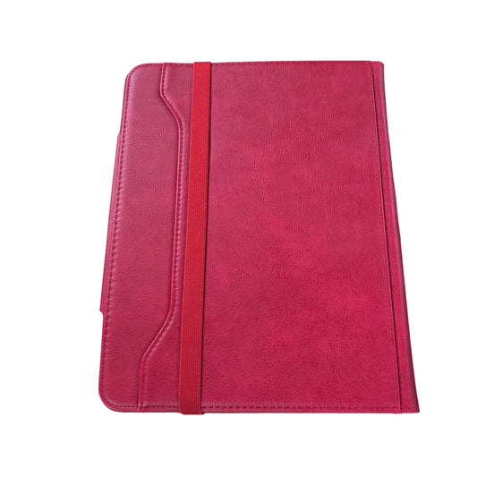 Red Faux Leather Tablet Case Protective Cover For iPad Samsung Galaxy 13.5 Inch