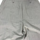 River Island UK10 Women's Grey Tailored Trousers Pleated Straight Fit