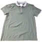 Threadbare Polo Shirt Regular Fit Khaki Zip Neck Size L