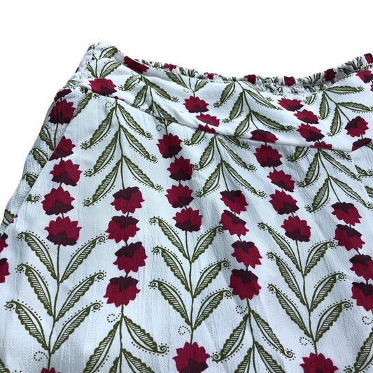 Branded Floral Print Wide Leg Trousers - Size 18