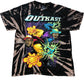 Outkast Tie Dye T Shirt M Men's Black Graphic Tee Cotton Vintage Style
