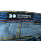 Crosshatch Barbeck 36S Men's Slim Fit Jeans Dark Wash Denim Cotton