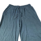 Wide Leg Trousers Women's Viscose Elasticated Waist Green