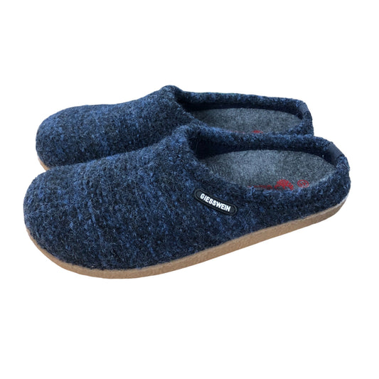 Giesswein Veitsch Slippers UK8 Women's Warm Merino Wool Slip On Ocean