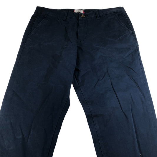 Jack & Jones Men's Chinos Navy Blue Trouser Cotton Stretch Branded 32W 30L