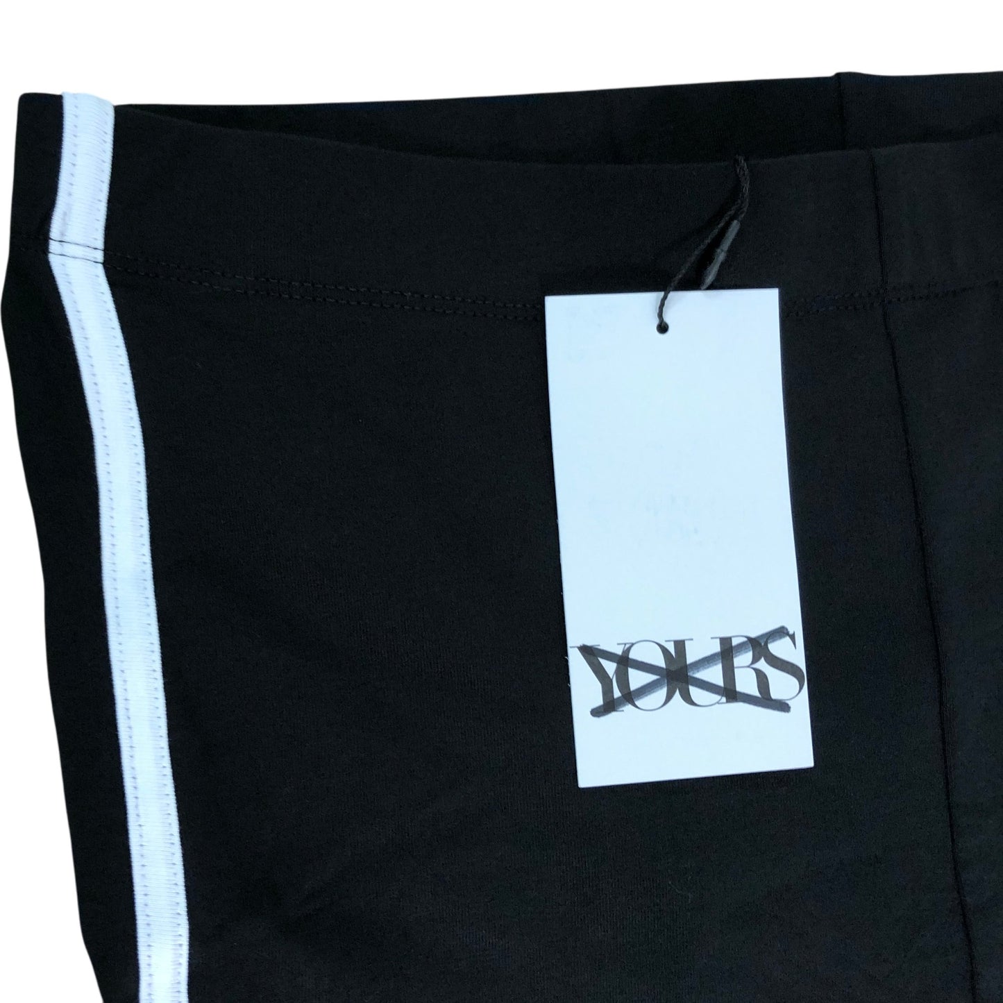 Yours Clothing Black Track Trousers Women's Activewear Stretchy Style