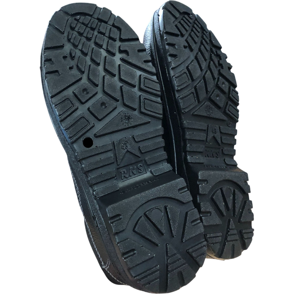 RNS Safety Boots Eurotek Work Footwear Steel Toe Black Size UK 8