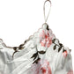 River Island Camisole Women's Floral Satin Top with Scalloped Edges Size 18
