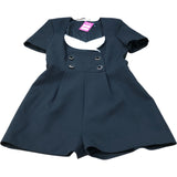 River Island Black Short Sleeve Jumpsuit UK12 Women's Elegant Party Outfit
