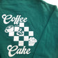 Board Angels The Breakfast Club Coffee Cake Teal Hoodie Size 16