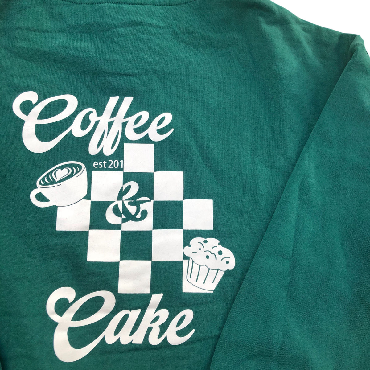 Board Angels The Breakfast Club Coffee Cake Teal Hoodie Size 16