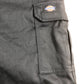 Dickies Cargo Shorts UK34 Men's Black Workwear