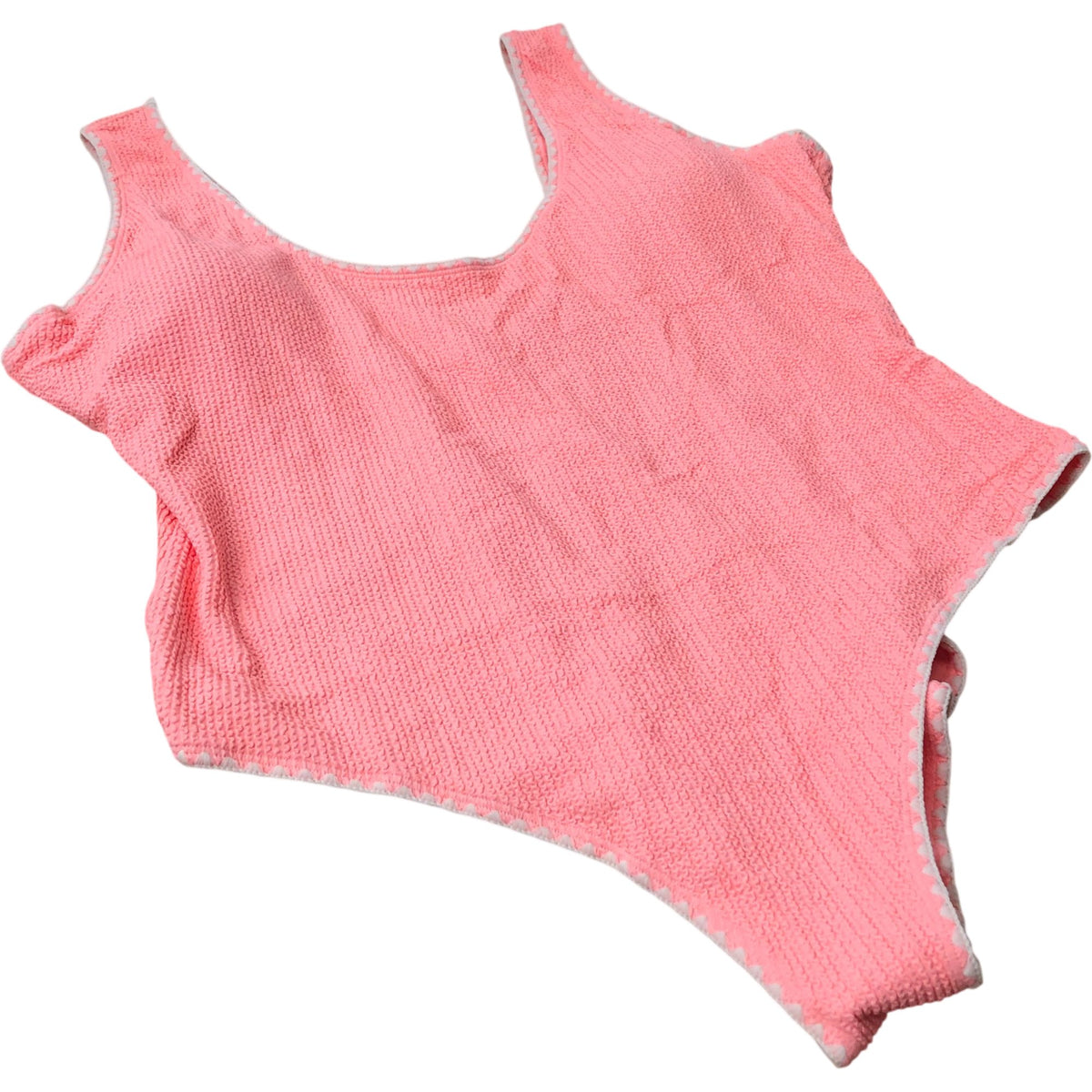 River Island Swimsuit Women's One Piece Coral Stretch Lined Beachwear UK26
