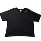 River Island Relaxed T-Shirt Black Women's Cotton Top with Eye Size 10
