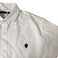 883 Police Foggia Shirt M Men's White Short Sleeve Button Down Cotton