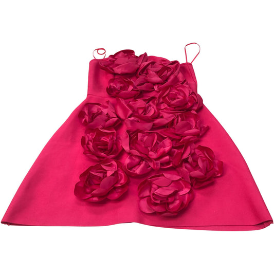River Island Floral Embellished Red Dress UK12 Women's Sleeveless Party Dress