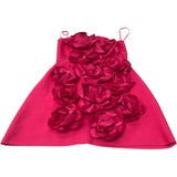 River Island Floral Embellished Red Dress UK12 Women's Sleeveless Party Dress