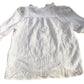 Baukjen Blouse UK10 Women's White Button-Up Organic Cotton Short Sleeve
