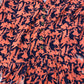 Viscose Dress Women's Size Unknown Floral Print Boho Style Orange Navy